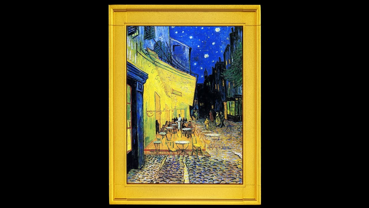 Café Terrace at Night by Vincent van Gogh 2oz 999 Fine Silver Coin