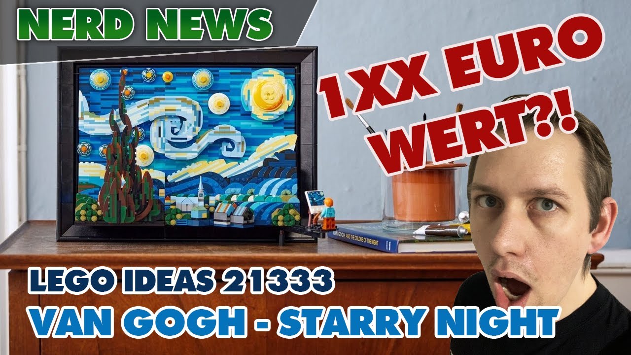 1XX Euro? Ernsthaft? Vorgestellt: LEGO® 21333 Van Gogh - Starry Night / Sternennacht - NEU ab Juni