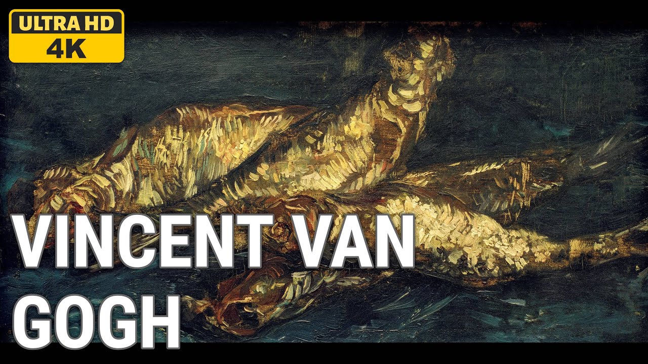 Vincent van Gogh: A collection of 10 oil paintings with title and year, around 1886 [4K]"