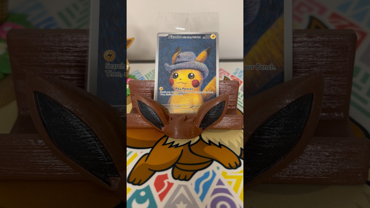 PERFECT PROMO!! Wonderful Van Gogh x Pokémon collab #pokemon #rarepokemon #pokemoncards #shorts
